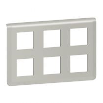 Plaque de finition Mosaic pour 2x3x2 modules alu (079332L)