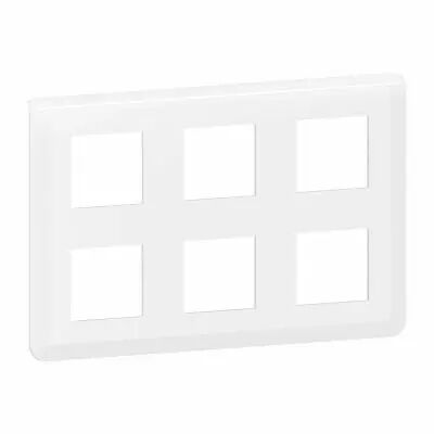 Plaque de finition Mosaic pour 2x3x2 modules blanc (078832L)