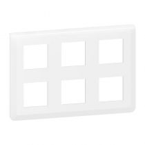 Plaque de finition Mosaic pour 2x3x2 modules blanc (078832L)