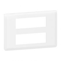 Plaque de finition Mosaic pour 2x6 modules blanc (078836L)