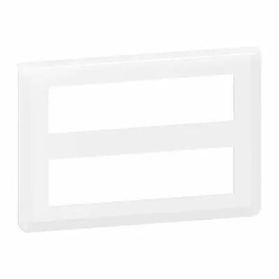 Plaque de finition Mosaic pour 2x8 modules blanc (078837L)