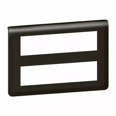 Plaque de finition Mosaic pour 2x8 modules noir mat (079077L)