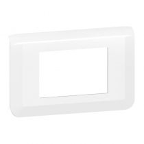 Plaque de finition Mosaic pour 3 modules blanc (078803L)