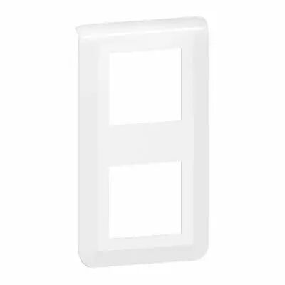Plaque de finition verticale Mosaic pour 2x2 modules blanc (078822L)