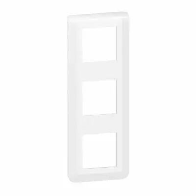 Plaque de finition verticale Mosaic pour 3x2 modules blanc (078823L)