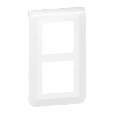 Plaque de finition verticale sp�ciale r�novation Mosaic pour 2x2 modules blanc (078854L)