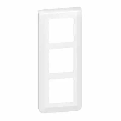 Plaque de finition verticale sp�ciale r�novation Mosaic pour 3x2 modules blanc (078856L)