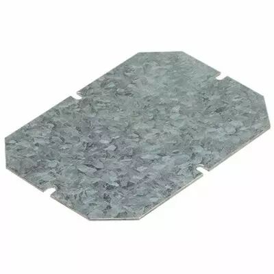 Plaque de montage m�tal - �p 15/10 - pour bo�tiers indus 130x130 (035810)