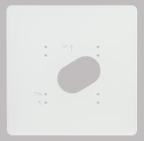 Plaque de propreté en PVC blanc pour GT1C7L et GT1C7WL (PPV7)