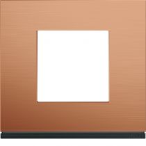 Plaque gallery 1 poste matiere copper alu (WXP4602)