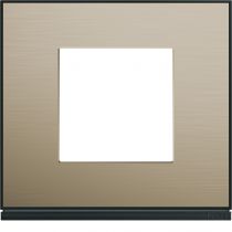 Plaque gallery 1 poste placage bronze (WXP2202)