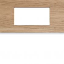 Plaque gallery 4 modules entraxe 71mm matiere oak wood (WXP4704)