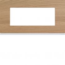 Plaque gallery 5 modules entraxe 71mm matiere oak wood (WXP4705)