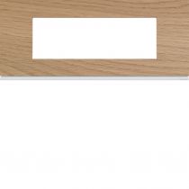Plaque gallery 6 modules entraxe 57mm matiere oak wood (WXP4706)