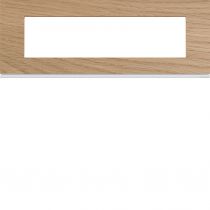 Plaque gallery 8 modules entraxe 71mm matiere oak wood (WXP4708)
