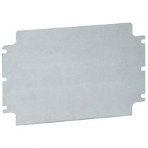 Plaque pleine acier - pour boîtier industriel Atlantic IP 66 300x400 mm (035667)