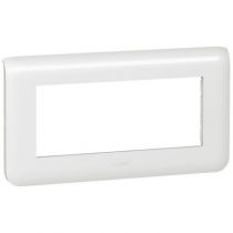 Plaque Prog Mosaic - 5 modules - horizontal - blanc