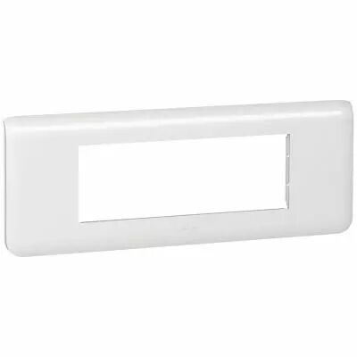 Plaque Prog Mosaic - 6 modules - horizontal - blanc