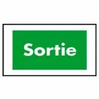 Plaque signalisation additionnelle Arcor - \'\'Sortie\'\' (062584)