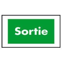 Plaque signalisation additionnelle Arcor - \'\'Sortie\'\' (062584)