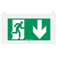 Plaque signalisation r�glementaire Arcor - picto sortie en dessous (062583)