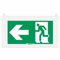 Plaque signalisation r�glementaire Arcor- picto sortie gauche ou droite (062582)