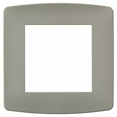 Plaque taupe 1 poste (61990)