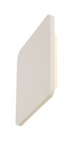 PLASTRA, applique intérieure, carré, blanc, LED, 11W, 3000K, plâtre (148019)