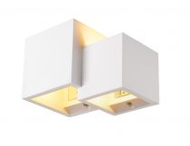 PLASTRA, applique intérieure, cube, blanc, G9, QT14, 15W max (1004733)