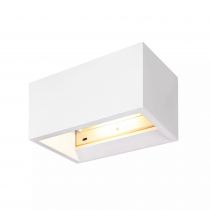 plastra, applique intérieure, rectangulaire, blanc, r7s 118mm, 20w max, plâtre (1002238)