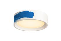 PLASTRA, plafonnier intérieur, blanc, LED, 15W, 3000K, plâtre, variable Triac (148005)