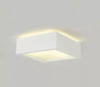 PLASTRA 104, plafonnier int�rieur, blanc, E27, 2x 25W max, pl�tre (148002)