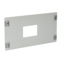 Plastron métal XL³ 400 - pour 1 DPX 630 avec ou sans diff - horizontal - H 300 (020325)