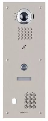 Plat. v. enc. 1bp ip/sip,inox,access,pictos,s. vocale,boucle m,p. vigik, clavier (IXDVFLACV)