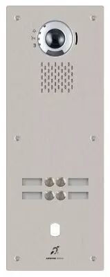 Plat. vid�o enc. 4bp ip/sip, inox,pictos, syn. vocale, b. magn�tique, per. vigik (IXDVF4LV)