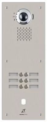 Plat. vid�o enc. 6bp ip/sip, inox,pictos, syn. vocale, b. magn�tique, per. vigik (IXDVF6LV)