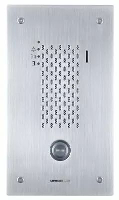 Platine audio encastr�e inox 1 bp ip/sip hauteur 165 mm (IXSSA)
