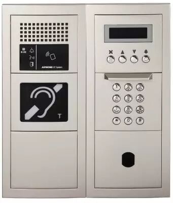 Platine audio modulaire � d�filement, boucle magn�tique & emplacement vigik (GTBAH)