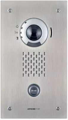 Platine vid�o encastr�e r�sistante au vandalisme 1 bp ip/sip Fa�ade inox (IXDVFA)