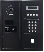 Platine vidéo modulaire, défilement, finition noir, emplacement Vigik (GTBVHSBMB)
