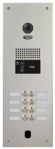 Platine vidéo monobloc gt alu naturel 8 bp d\'appel avec électronique incluse (PA8BV)