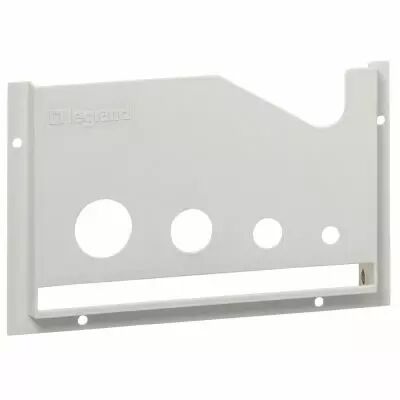 Pochette ouverte autocollante pour plans - larg. 260 x H. 165 - gris RAL 7035 (036581)