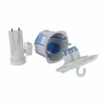 point de centre easyfix no air dcl + fiche douille e27 d67 p50 (670527)