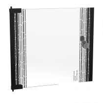 Porte en verre complète COFFRET LINKEO 6UX10\  RAL7016 (981090)