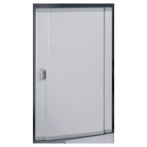 porte galbée métal pour coffret et armoire xl³400 et xl³160 hauteur 600mm (020253)