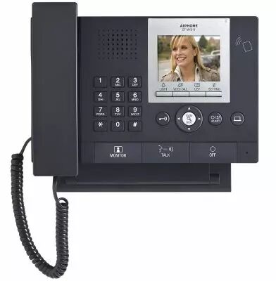 Poste gardien vid�o avec �cran couleur, grand angle, zoom & boucle mag., nfc (GTMKBN)