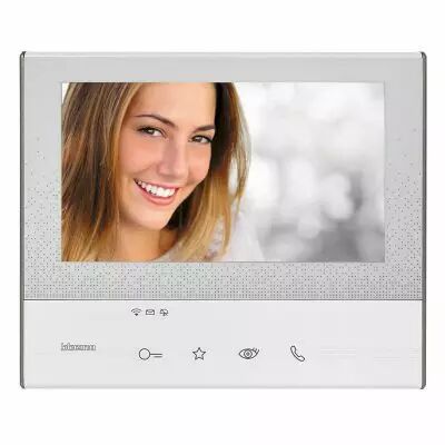 Poste int�rieur vid�o couleur mains-libres 7\  tactile � m�moire d\'image Classe 300X connect� WiFi Blanc (BT 344642)