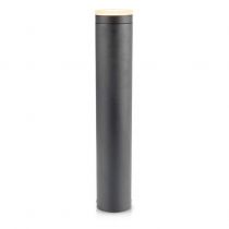 potelet cylindrique led 0,5 metre 10w 3000k gris anthracite ip54 (67776)