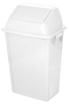 POUBELLE murale 40L couvercle blanc (8991450)