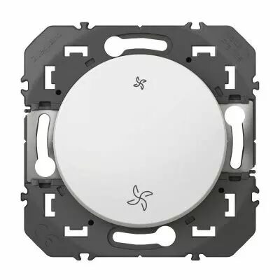 Poussoir commande VMC dooxie finition blanc (600006)